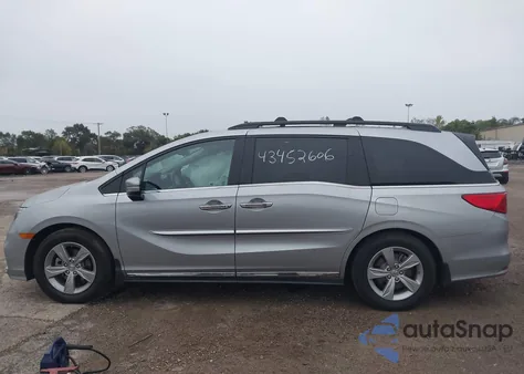 2019 Honda Odyssey Ex z USA, uszkodzony, nr VIN 5FNRL6H55KB121581